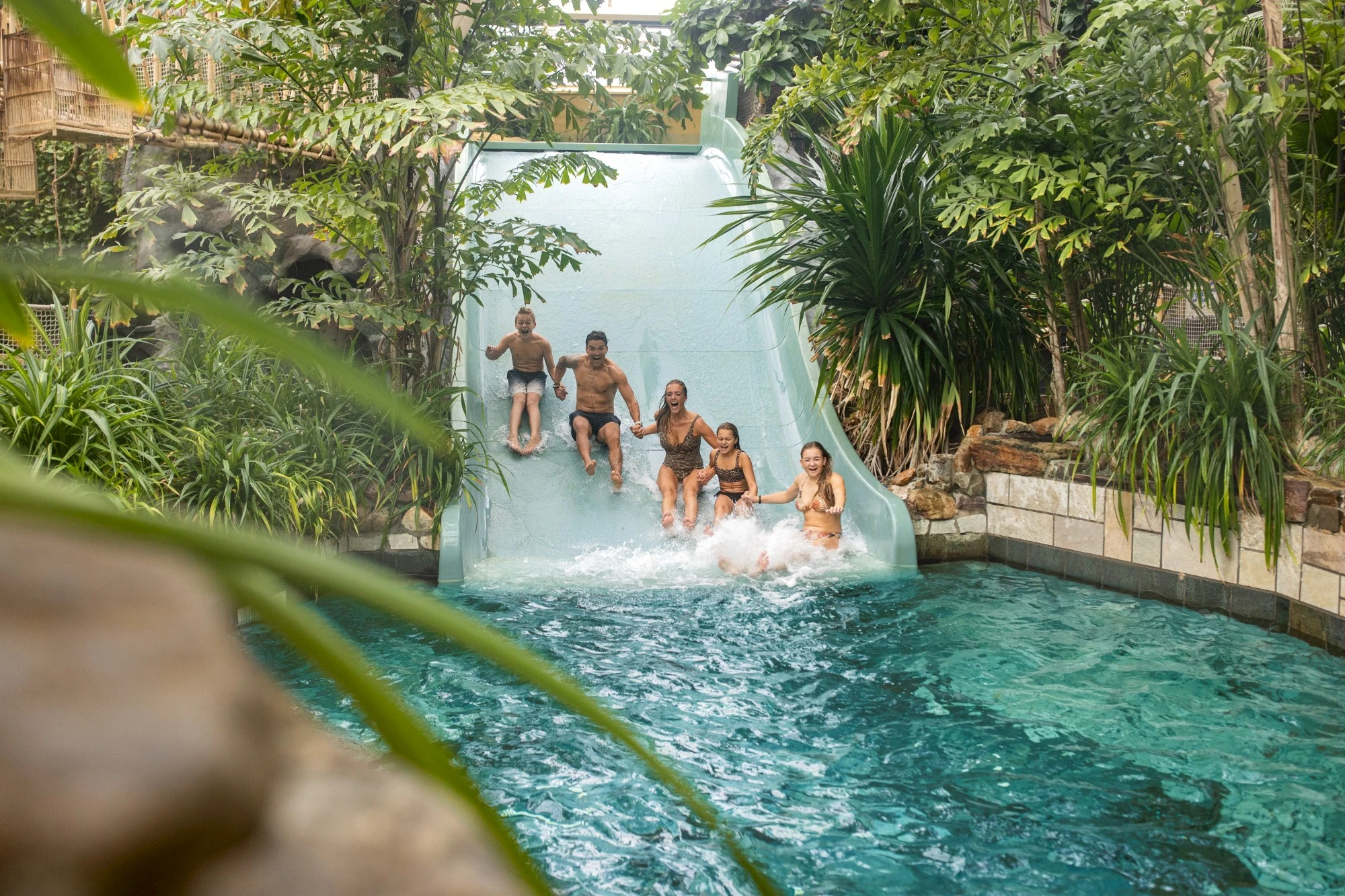 Vakantiepark met subtropisch zwembad